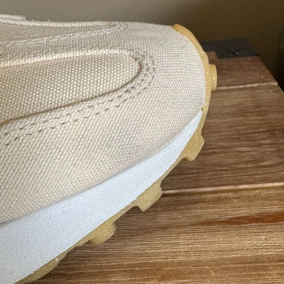 New Balance 327 Linen Sea Salt Gum Sole Low Chunky Sneaker Shoe Size 9.5 - Picture 10 of 17